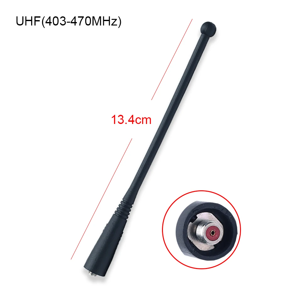 Two Way Radio Antenna for Motorola, Walkie Talkie, UHF 403-470MHz, SMA-F, MTX850, HT1000, JT1000, XTS2500, PRO7350, XTS4250, 1Pc