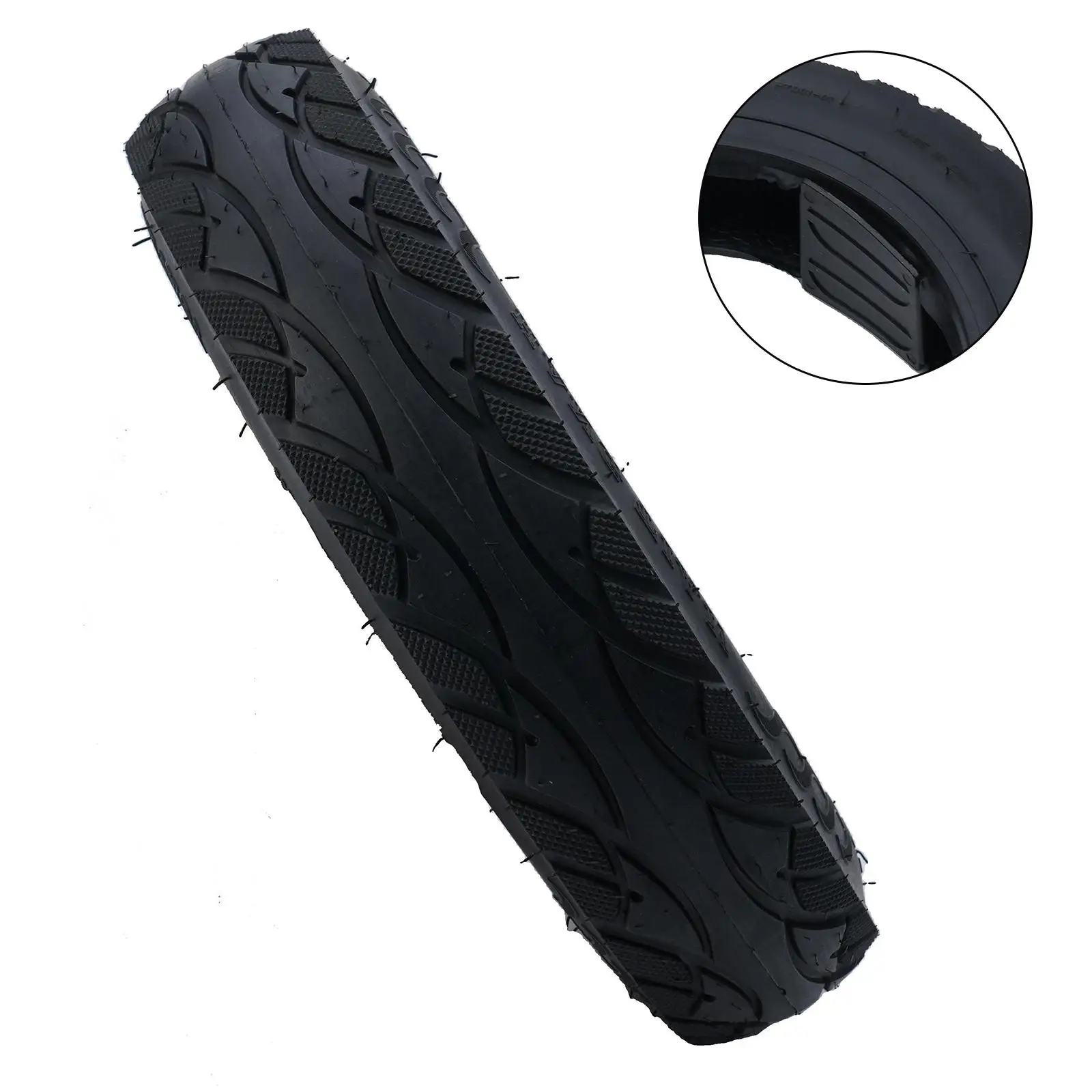 

Tire Tubeless Tyre Efficient Electric Bike High-performance Long-lasting Modern Rubber Safety Scooter Sturdy Cycling