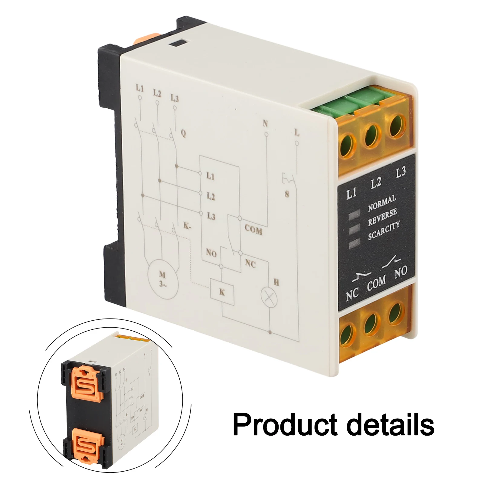 Phase Sequences Protector With LED Indicator Light For Mechanical Elevator Equipment TG30/30S Phase Loss 380V AC Voltage Relay image 4