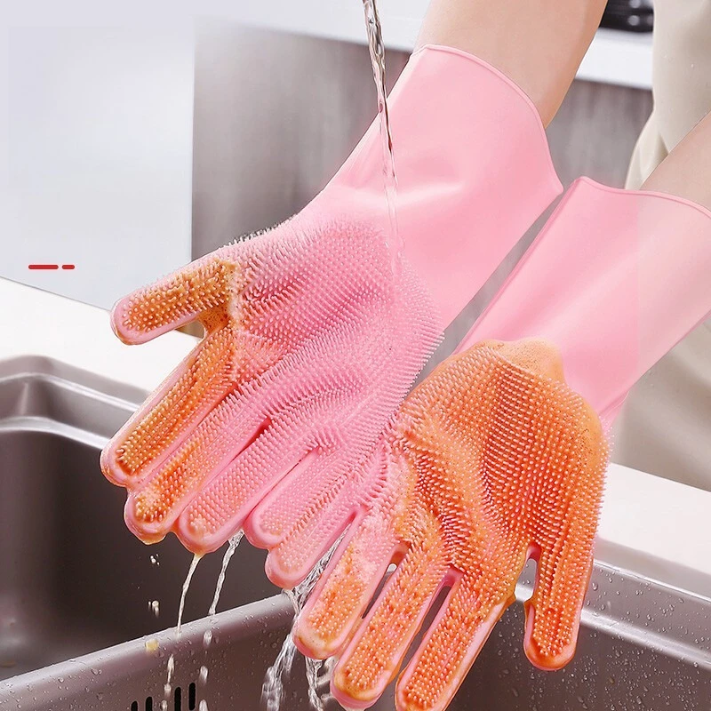 Guantes de Silicona para Lavar - Dish Glove Rubber reseña y precio