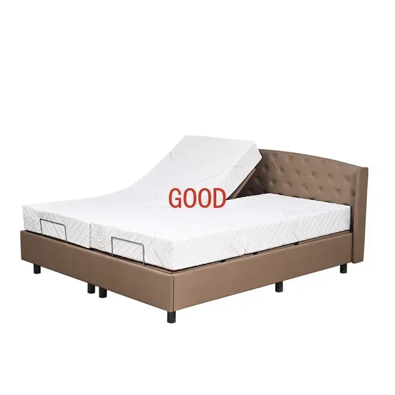 Letto matrimoniale Deluxe Letto per allattamento elettrico per la cura della casa dal design moderno per anziani