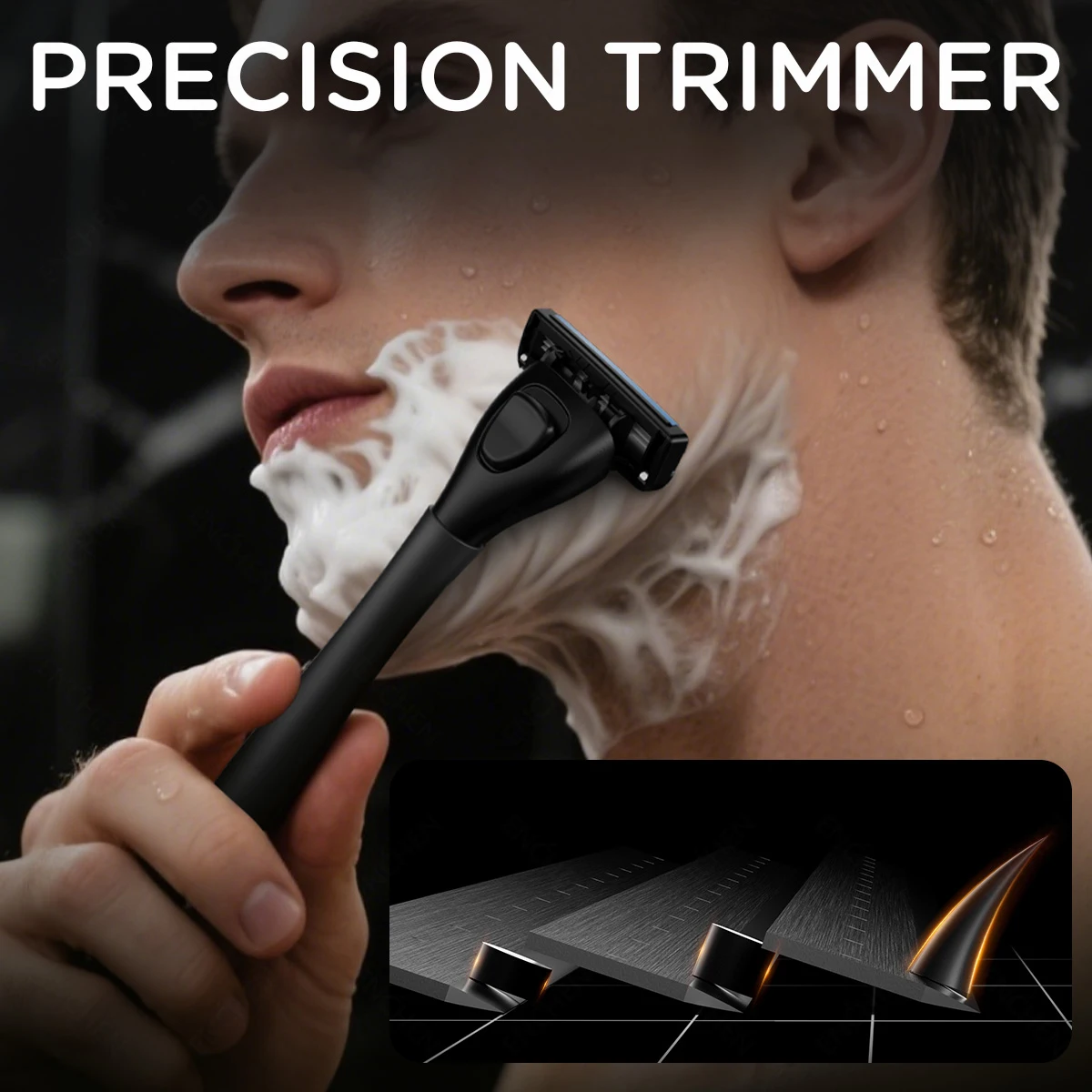 ENCHEN T30 Manual Razor Three-Layer TItanium Coated Blade Perfect To Fit For Healthy Smooth Skin