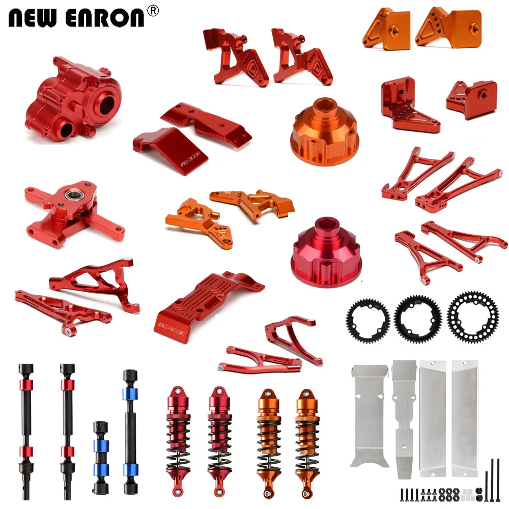 

Алюминиевые рычаги крепления на крыле, подвеска, защитная пластина в сборе, приводной вал, амортизаторы, коробка передач для RC Traxxas 1/10 ERevo 2.0 VXL 86086-4