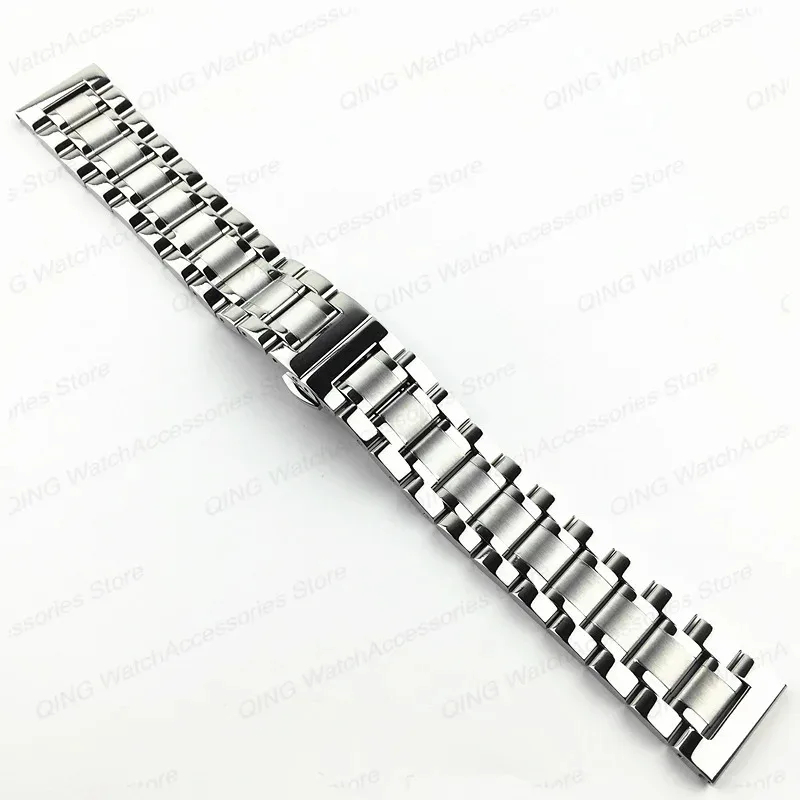 Curved end stainless steel watchband 16mm 17mm 18mm 19mm 20mm 21mm 22mm 23mm 24mm watch strap  For Casio Citizen Selko bracelet