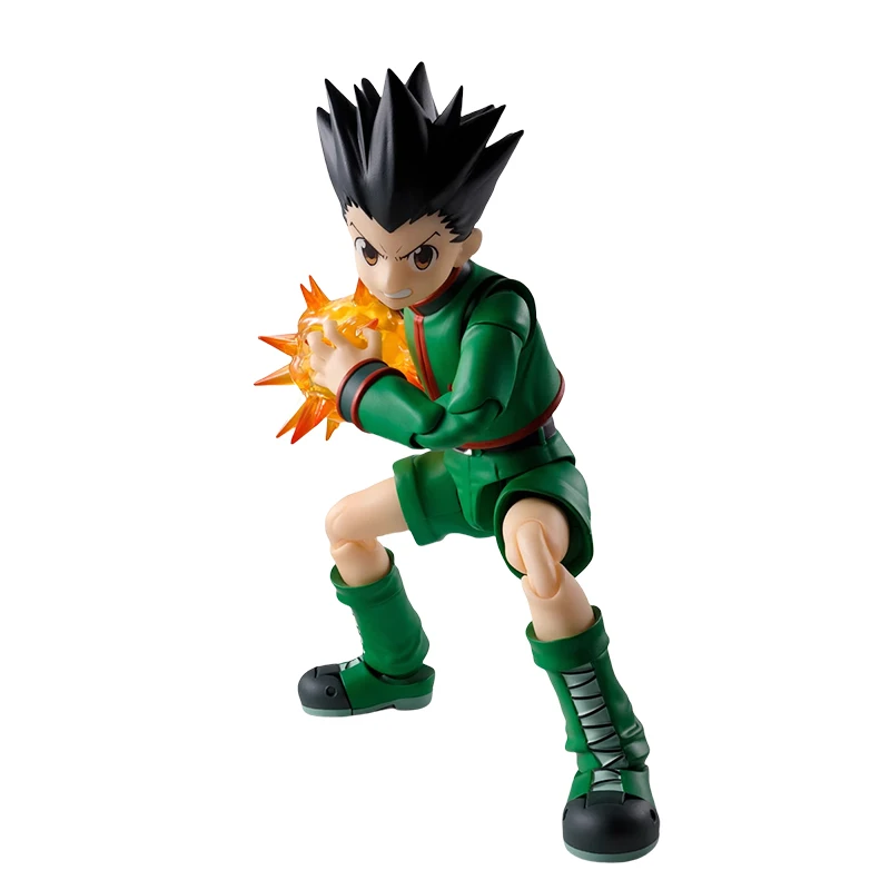 バンダイ本物の SHF ハンター×ハンターゴン・フリーズアニメアクションフィギュアグッズ関節可動モデルおもちゃ装飾品ギフト子供