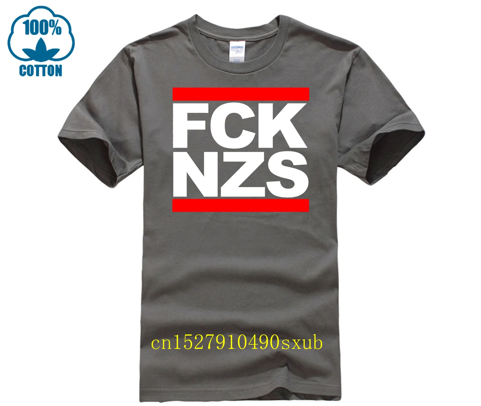 tshirt FCK NZS casual o neck loose summer T shirt for men