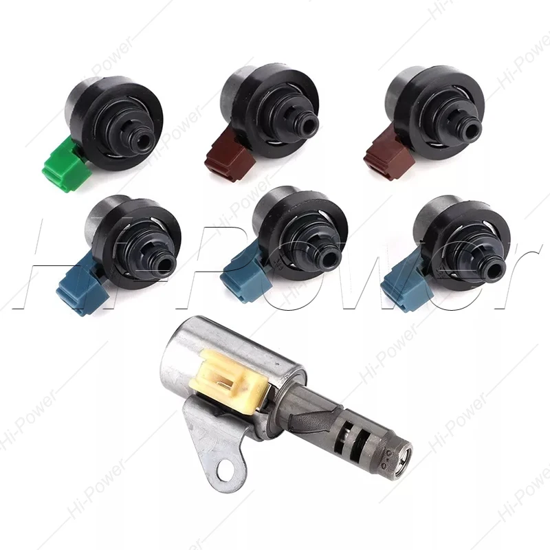 7 buah 4EAT penggantian otomatis transmisi Shift Solenoid Solenoid Solenoid 2001 untuk Subaru Forester 2010 Outback-