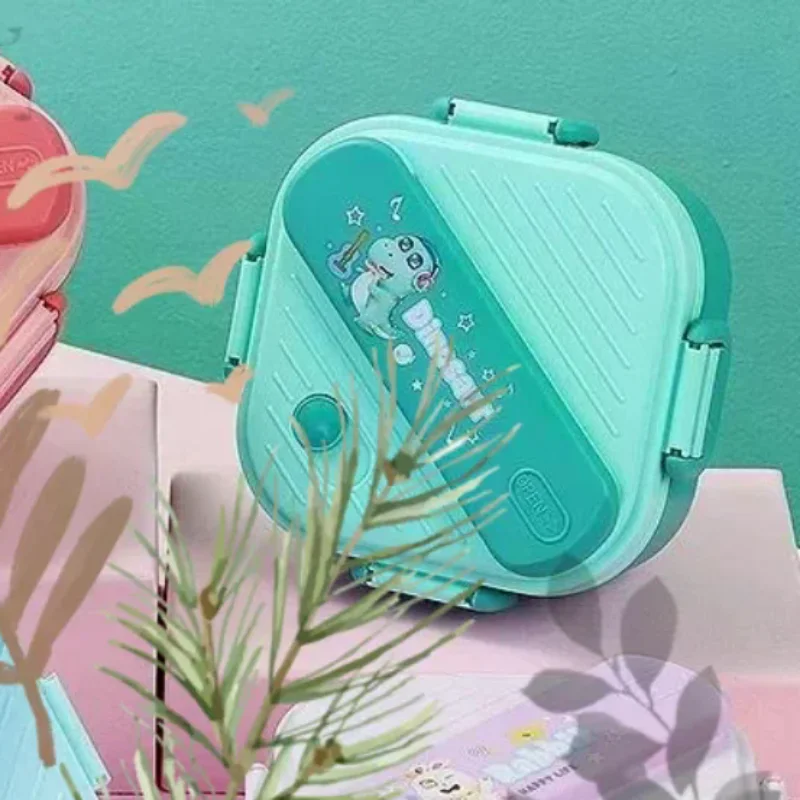 Kinder Bento Lunchbox 3 Fächer mit Besteck