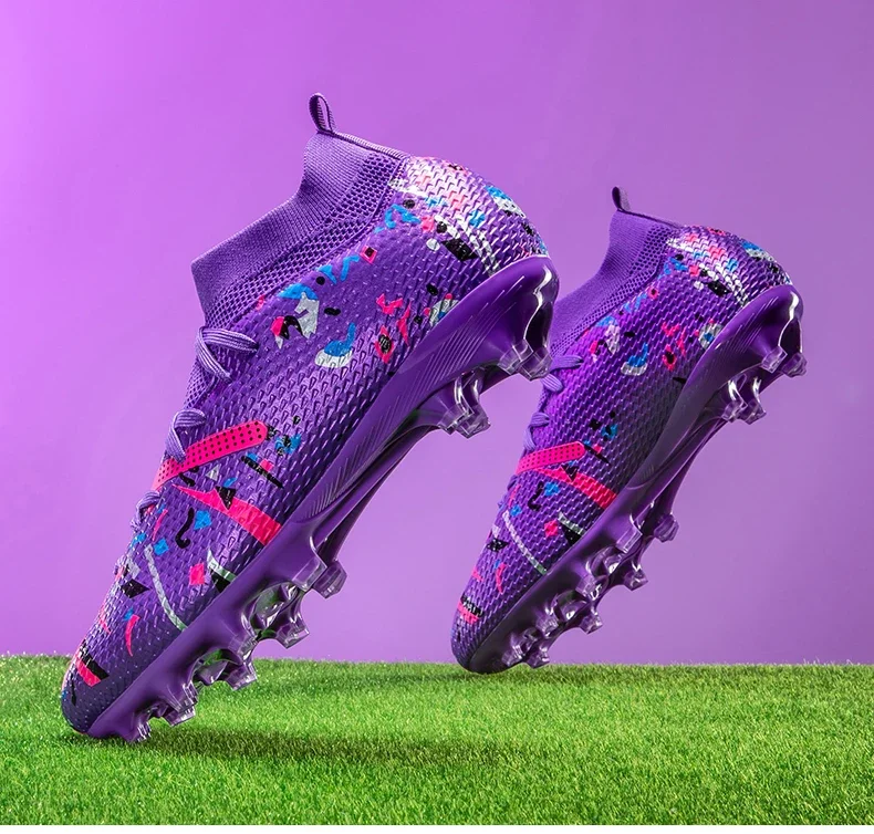 Neue Herren-Fußballschuhe Professionelle Outdoor-Sportschuhe Rutschfeste Trainingsschuhe Sneakers Rasen-Fußballstiefel Ultraleicht Unisex – Detail 26