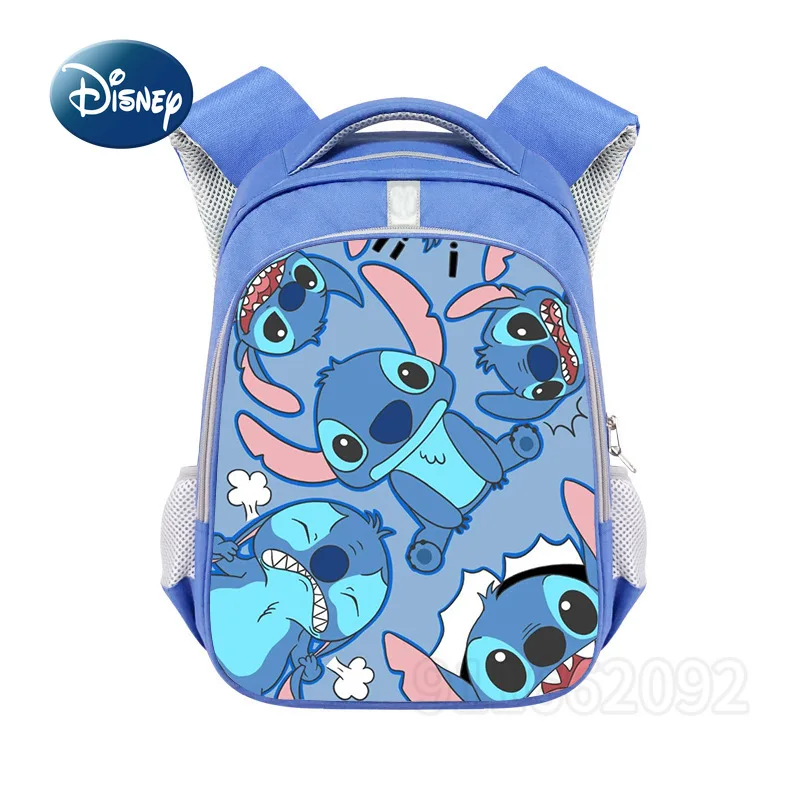 

Disney Stitch Children's School Bag Cartoon Fashion Children's Backpack Large Capacity Boys and Girls' School Bag High Quality