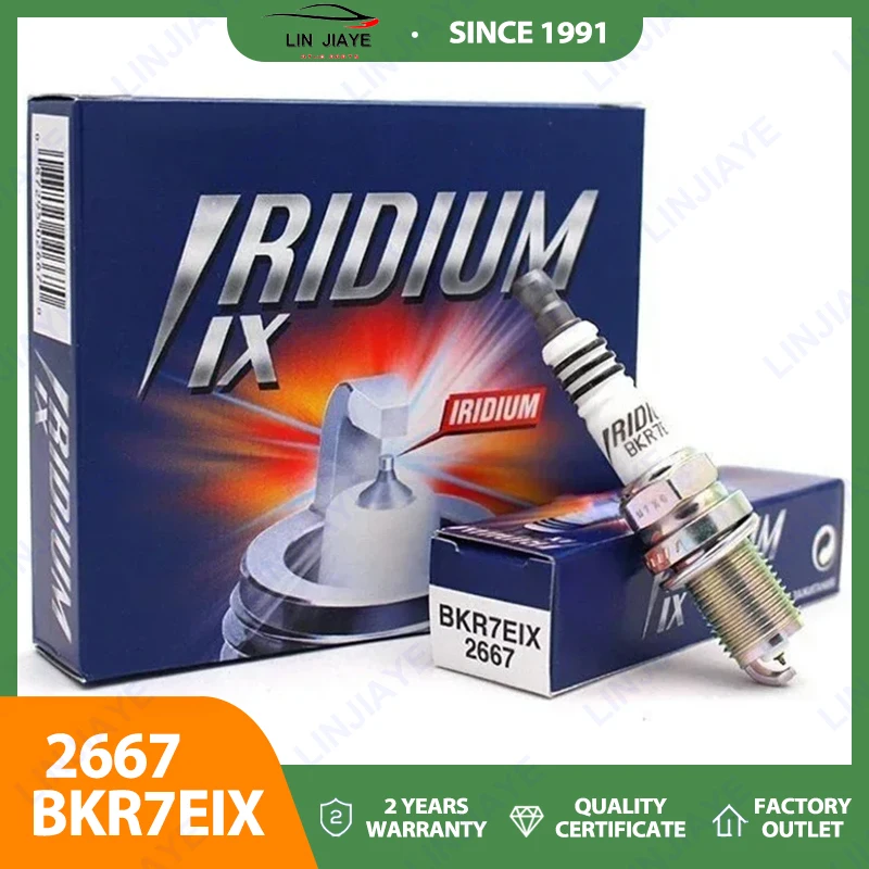 4/8 Peças Vela de Ignição de Irídio 2667 BKR7EIX para VOLKSWAGEN BEETLE GOLF JETTA PASSAT TIGUAN 2.0L AUDI A3 A4 A5 A6 CAYMAN BOXSTER
