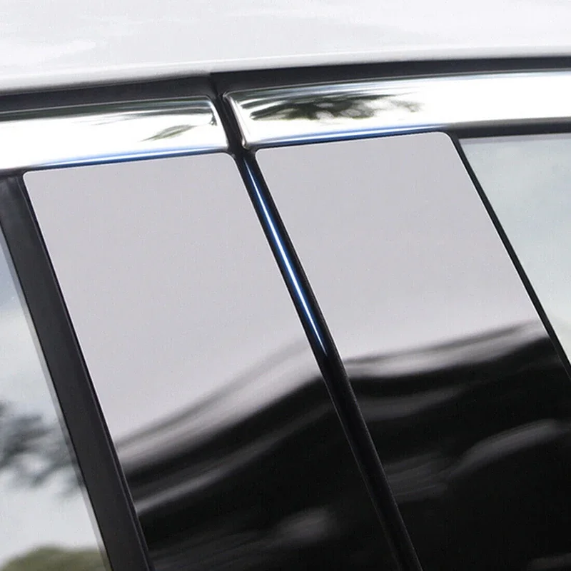 10Pcs/Set Car Pillar Posts for Mercedes-Benz R-Class W251 2006 2007 2008 2009-2013 Door Window Trim Cover Stickers Auto Styling