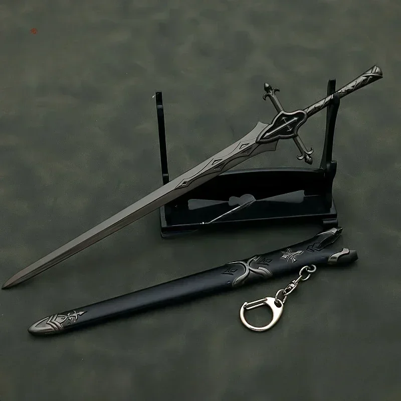 22Cm Lot/Verblijf Nacht Wapen Siegfried Balmunk Dargon Slayer Sabel Anime Metalen Katana Wapen Model Geschenken Perifeer Jongens Speelgoed