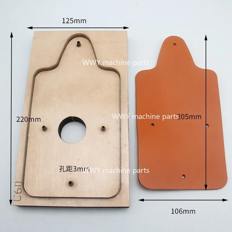 Handmade DIY Card Bag Knife Mold, No Cutting Leather Cutting Mold Small Objects, Leather Tool Set Version