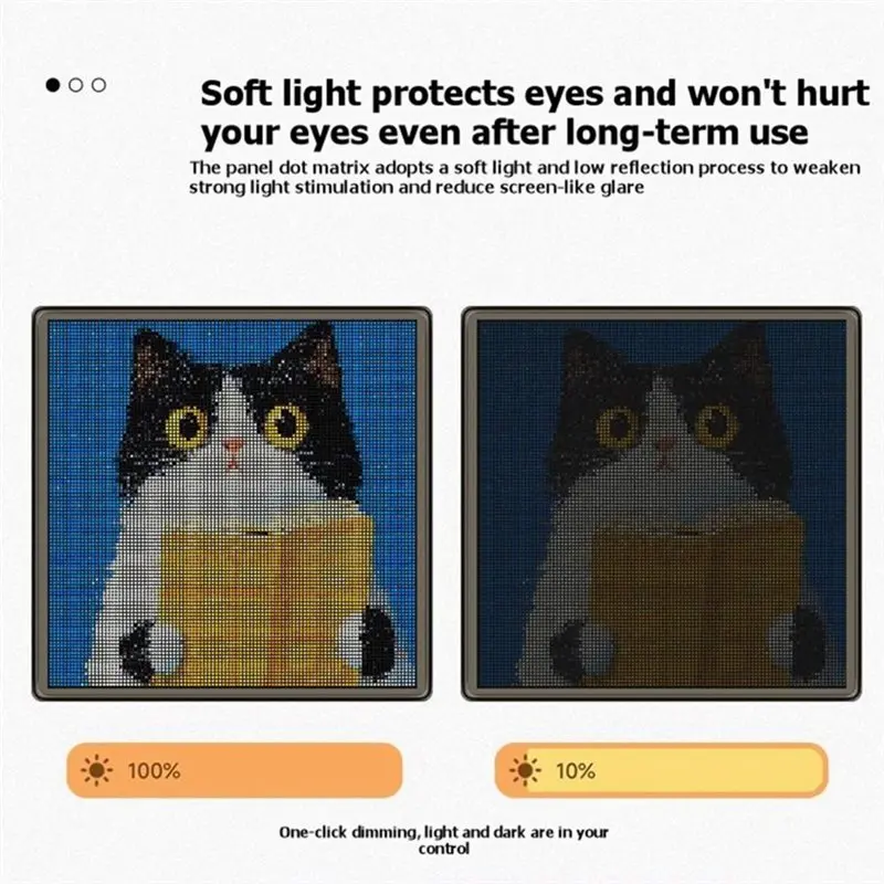 WCS-DIY LED Smart Fuse Bead Pegboard Bluetooth APP Controlled Pattern Light Board Pixel Art Trays For Customized Animation Creat