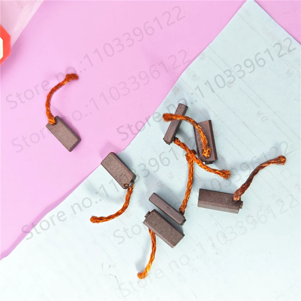 

10 шт. 5 мм x 6 мм x 14 мм 5x6x14 мм угольные щетки с проволочными выводами 3*6*14 мм угольная щетка 3*6*14 мм 3x6x14 мм