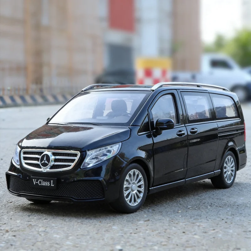 

1:24 V260 сплав MPV модель автомобиля моделирование литой под давлением металлические бизнес-транспортные средства модель автомобиля звук и свет коллекция детские игрушки в подарок