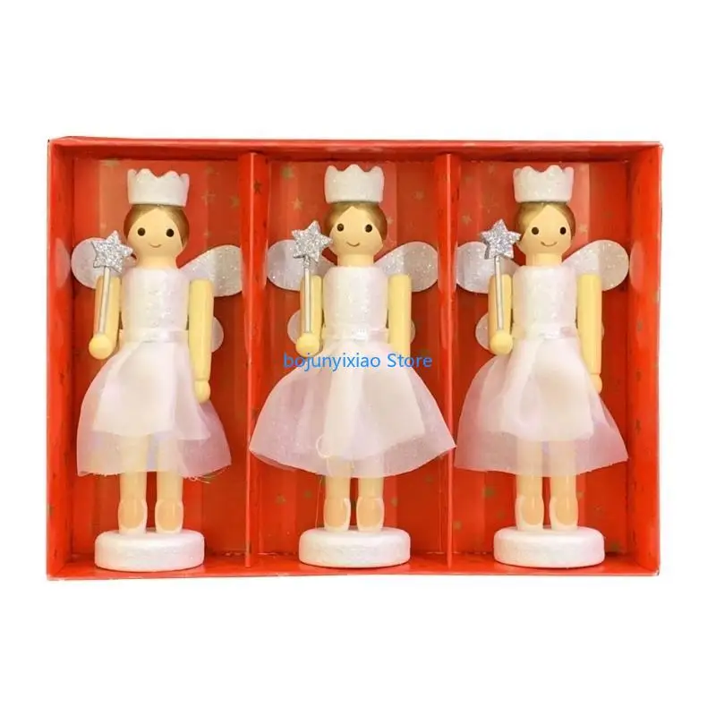 

900B Soldier Dolls Ornaments Christmas Decors Gift Farmhouse Durable Ornaments