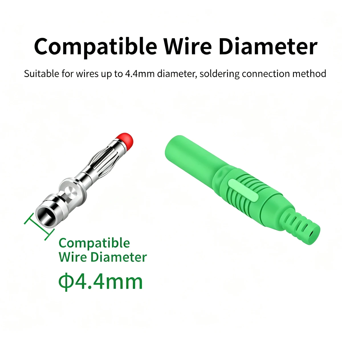 4mm Fully‑Shrouded Safety Banana Plug Solder DIY Assembled Plug 4mm Hole Connector Plug Welding Type for Multimeter Test Probe