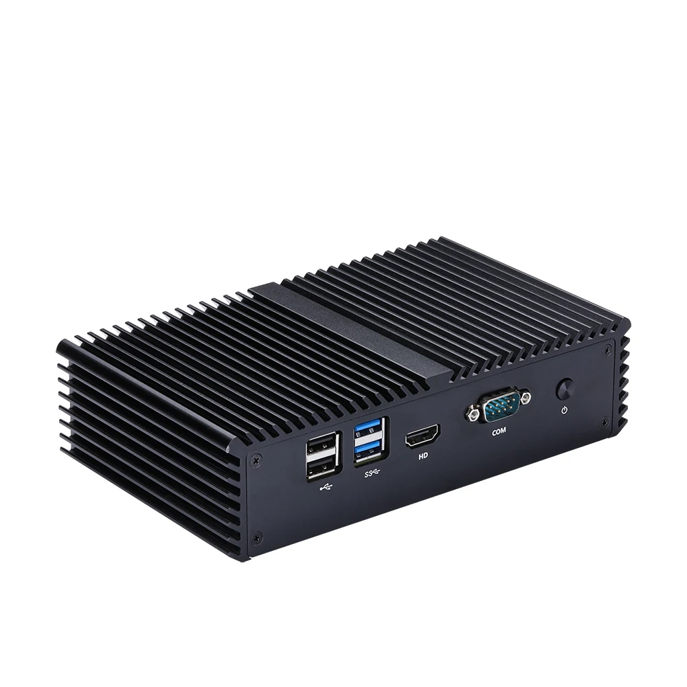 QOTOM Core i3-7100U Dual Cores Processor 2.4GHz 6 LAN Gateway Router Fanless Mini PC Q535G6