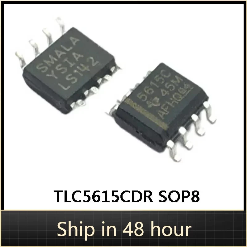 

2Pcs 100% New Original TLC5615CDR TLC5615C 5615C SMD SOP8 digital-to-analog converter IC Chip In Stock