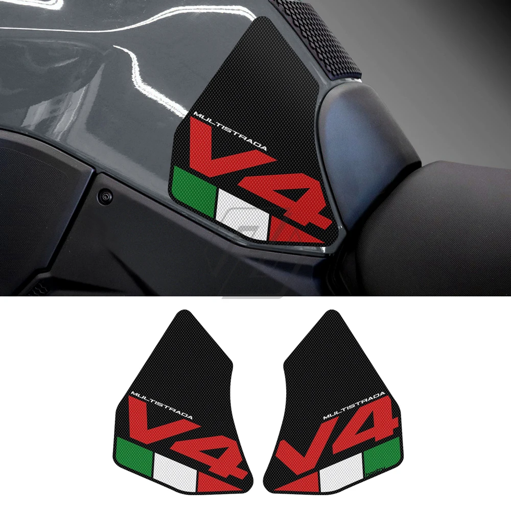 For Ducati Multistrada V4 1100 Sport 1100S 2021-2022  Anti-slip  Knee Grip Pads Side Tank Pad Sticker