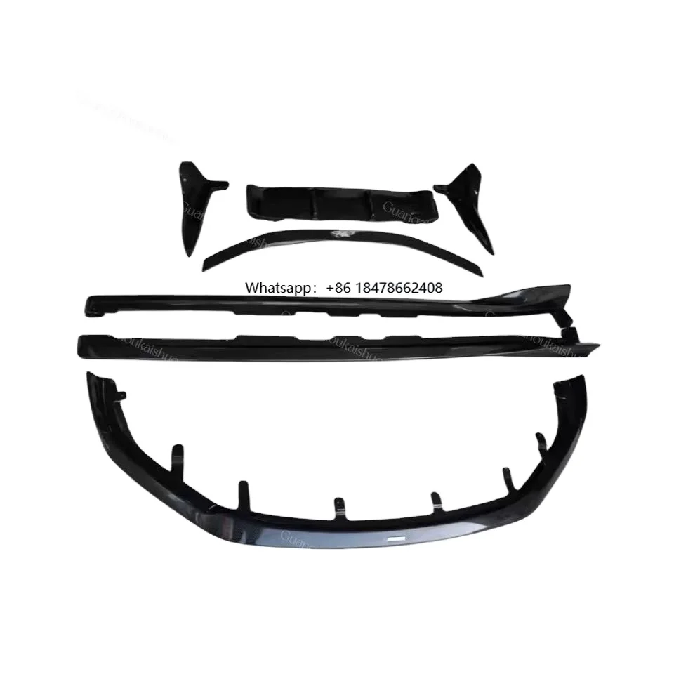 

High Quality Carbon Fiber Art Style Car Body Kit Front Lip Rear Spoiler Side Skirt Tail Wing Suitable for RC 2015-2024