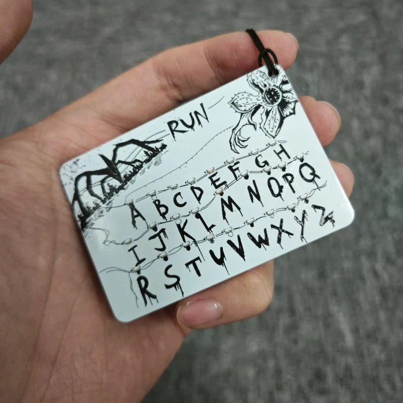 جديد اليدوية باطني متوهجة حقيبة الموسيقى سحر سلسلة مفاتيح LED الظلام الخيال مغناطيس الثلاجة مجردة حلية مضيئة حلية الهدايا #2