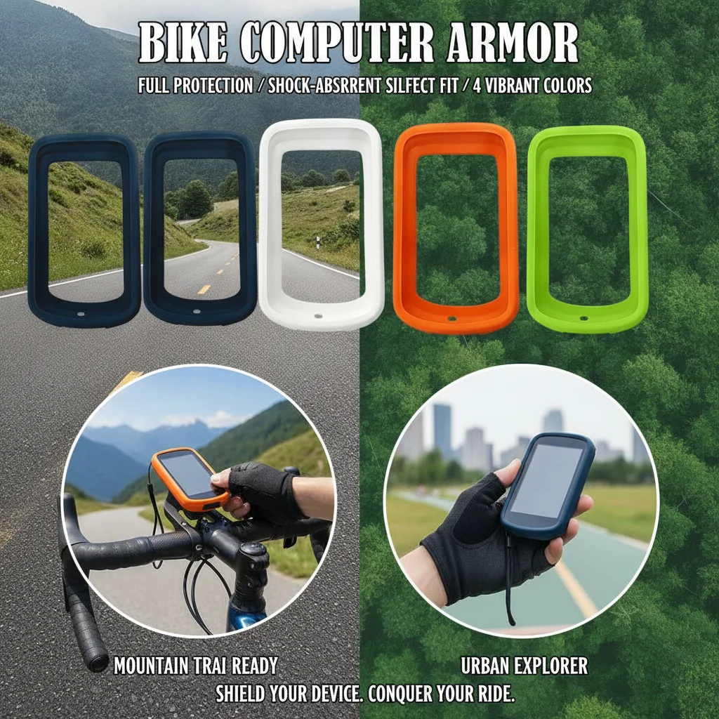 

For iGPSPORT BSC500 Code Table Silicone Protective Case Waterproof Anti-Drop Film And Protective Rope for Table Code