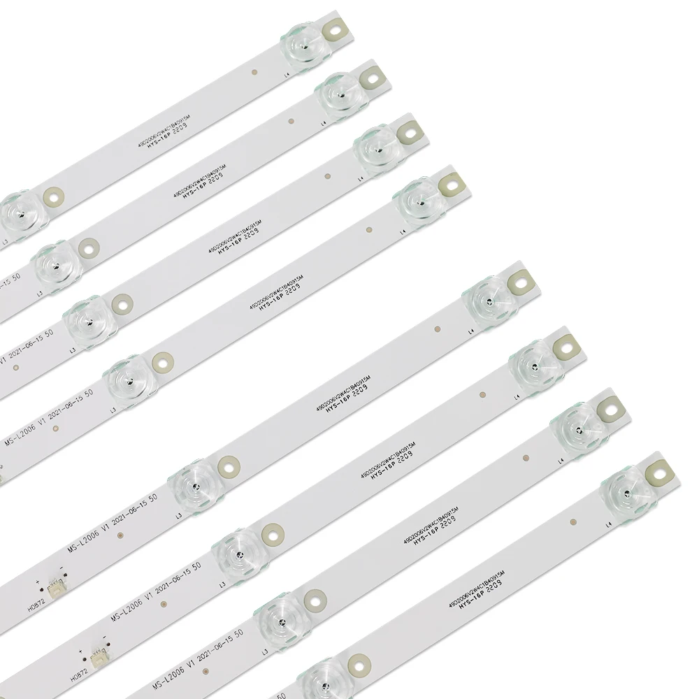 عدة 8 قطعة LED الخلفية قطاع ل SW-LED50U503BS2S SW-LED50U3011BS2S 50UDY151X LE-50ZTUS27 MS-L2006 CC02500D410V02 CC02500D410V07