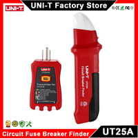 UNI-T UT25A Circuit Fuse Breaker Finder Tool Kit LED Indicator Professional Automatic Diagnostic Circuit Breaker Finder Tester