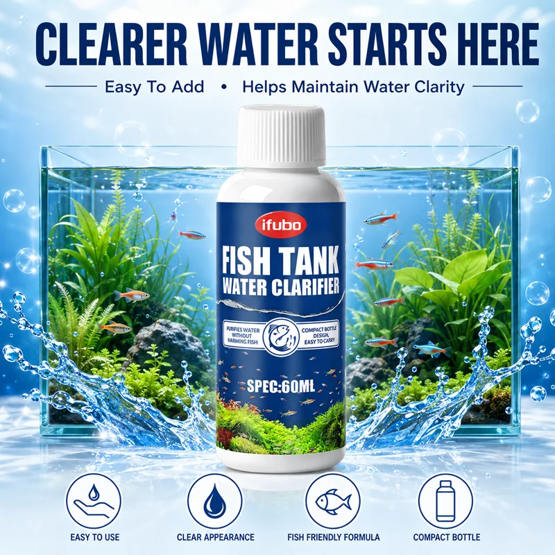 IFUBO Aquarium Water Clarifier - Cleaner Fish Aquarium review and price