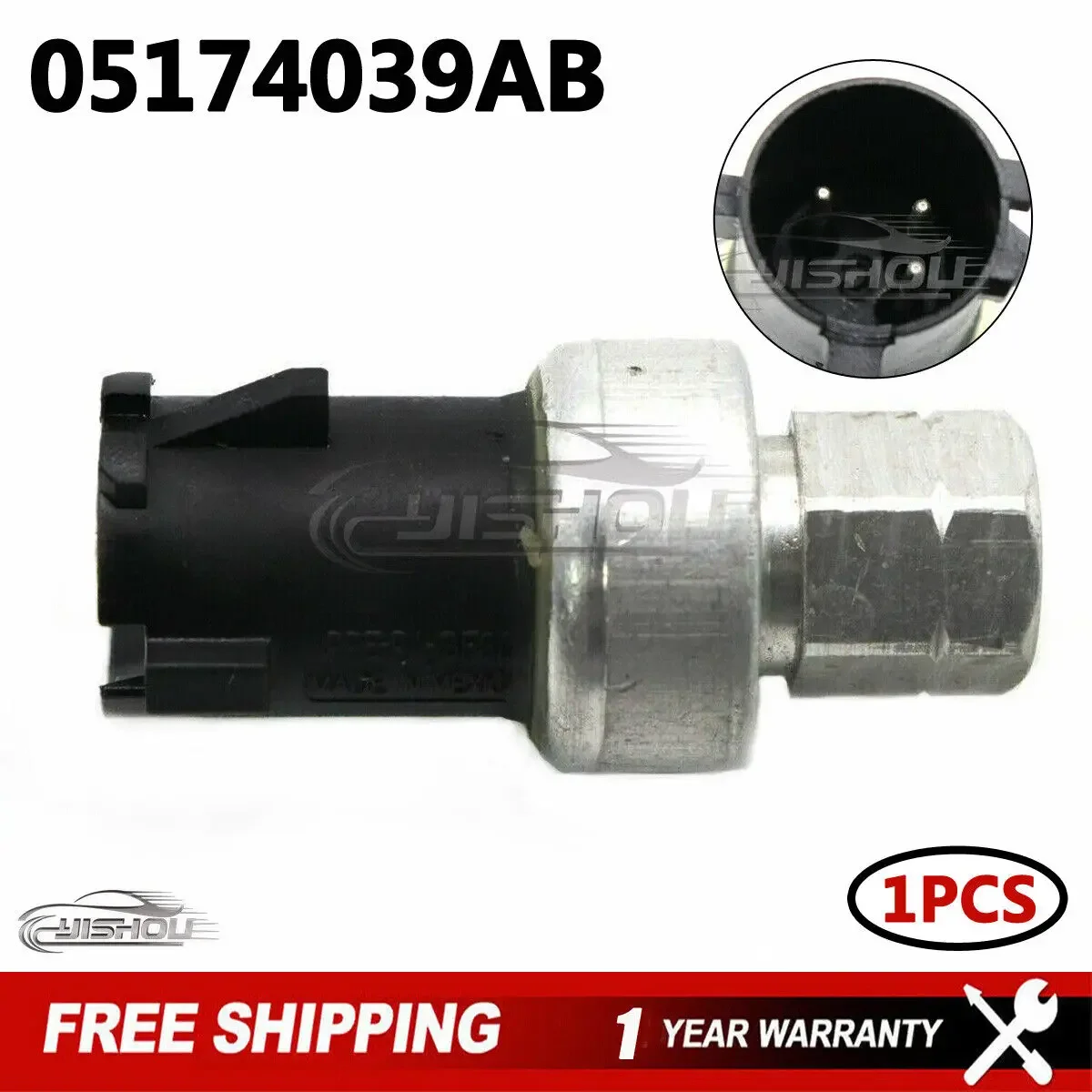 Air Conditioner Pressure Transducer Sensor for Chrysler 200 300 Aspen Dodge Avenger Caliber Durango Ram Jeep Liberty 05174039AB