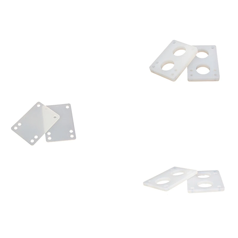 

Skateboard Longboard Riser Pads Transparent Silicone Gasket Skate Truck Shock Pad Skateboard Accessories 2Pcs/Set