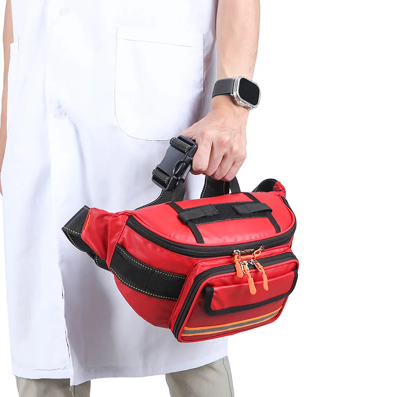 Empty Rescue Waist Bag First Aid Bag For Camping Travel Medical Storage Medical Organizer Outdoor Emergency Survival Running