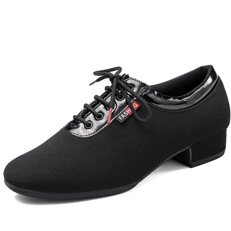 New Style Men Standard Dance Ballroom Cloth Straight Outsole Practice Competition Men Modern Dancing Sport Shoes