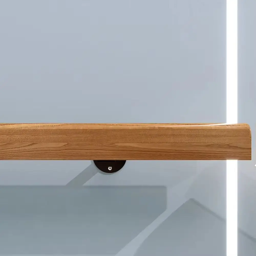 Stainless Steel Handrail Bracket Straight Design Flat Bottom Wall Support Bracket Durable Rust Prevention Bannister Bracket