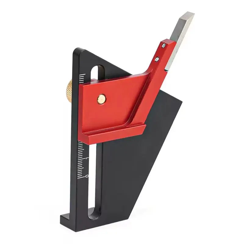 【OFF-SHELF】Aluminum Alloy For Joint Making Woodworking Center Finder Scriber 1/2Scriber Tool