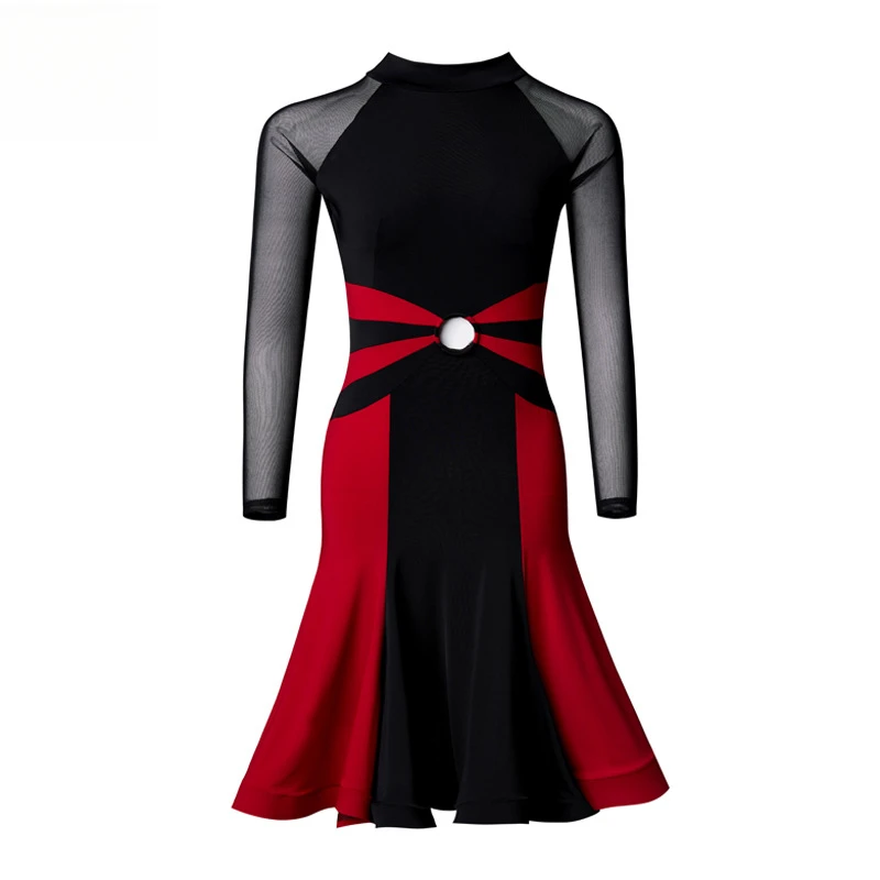 Nuovo arrivo 2025 vestito da ballo latino per adulti vestito da prestazione professionale per la competizione