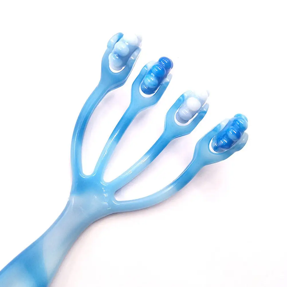 Handheld Four Claws Roller Massager for Neck Head Back Foot Leg Body Relaxing Massage Tool Stimulate Reflection Points view 5