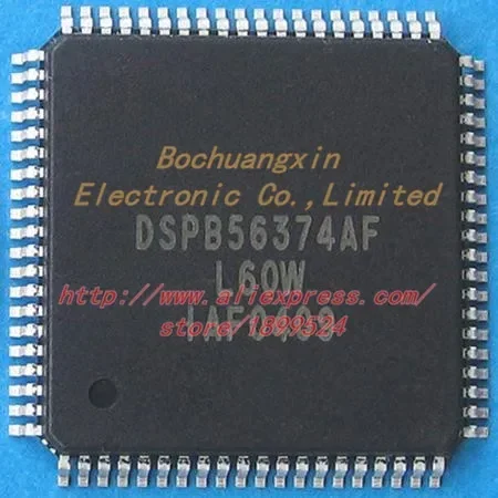DSPB56374AE L60W DSPB56374A QFP52 100% New original  24BIT 150MHZ Digital Signal Processors & Controllers