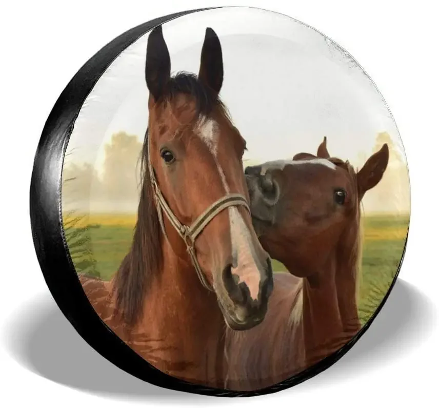 

Foruidea 3D Animal Horse Spare Tire Cover Waterproof Dust-Proof UV Sun Wheel Tire Cover Fit