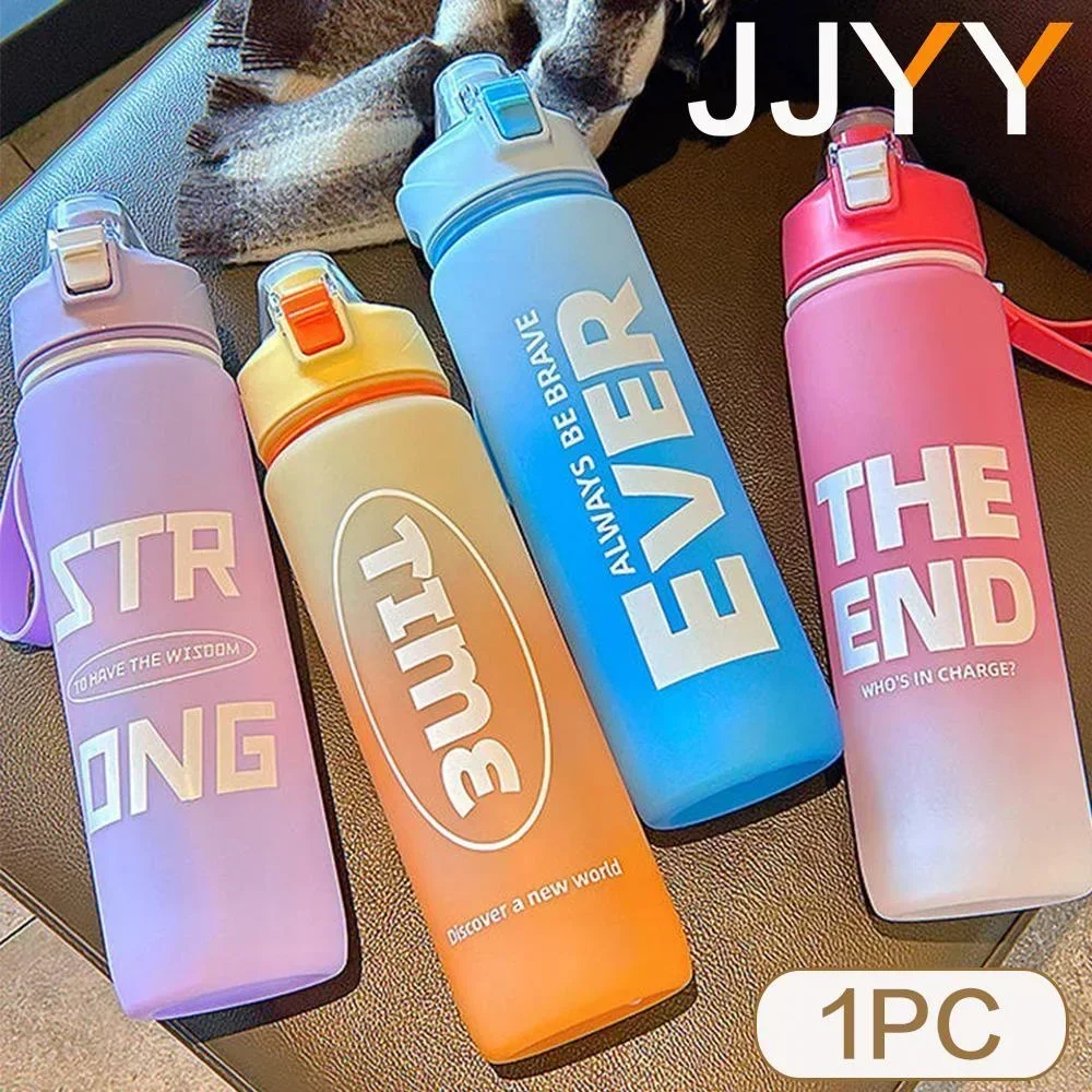 1000ml Large Capacity Plastic Water Bottle Gym Sports Outdoor Travel School Drinking Bottle