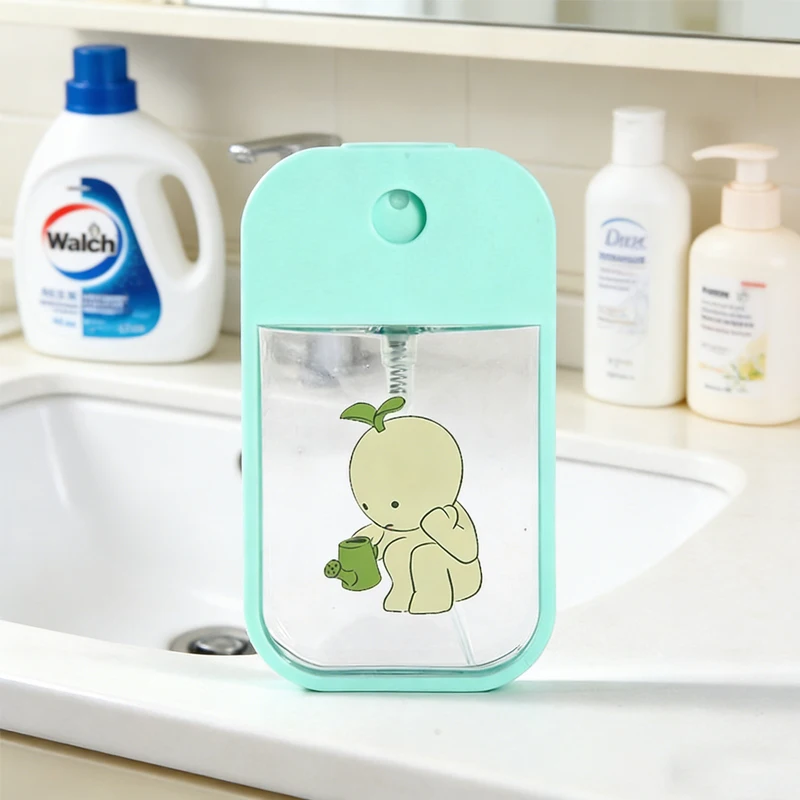 

Smiski Plastic Card Bottle Perfume White Pink Blue 45ml Water Mist Spray Bottle for Hand Sanitizer Oral Spray Sprayer