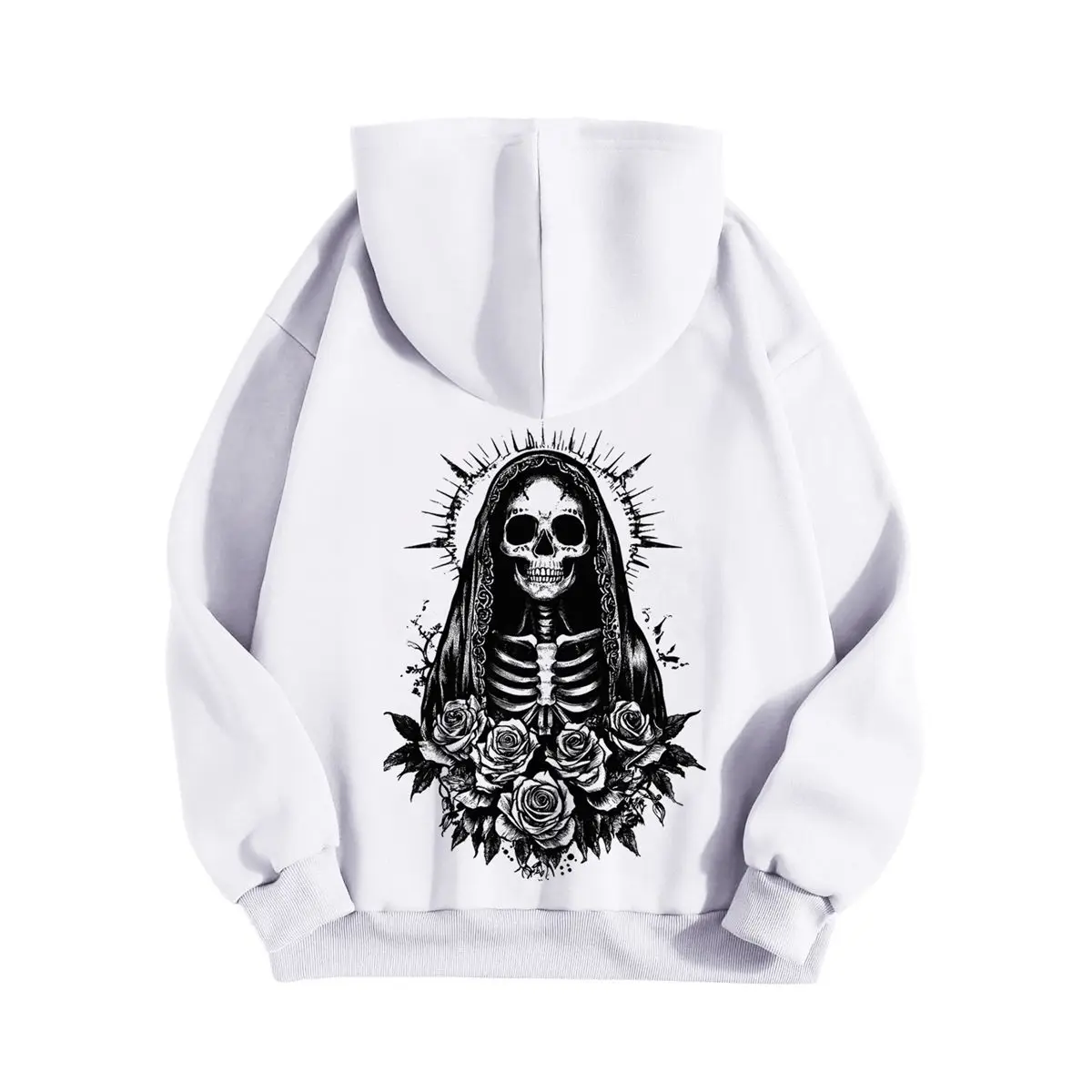 

A New High Street Hooded Sweatshirt with Halloween Print and Loose Men's Top From Europe and America in 2025