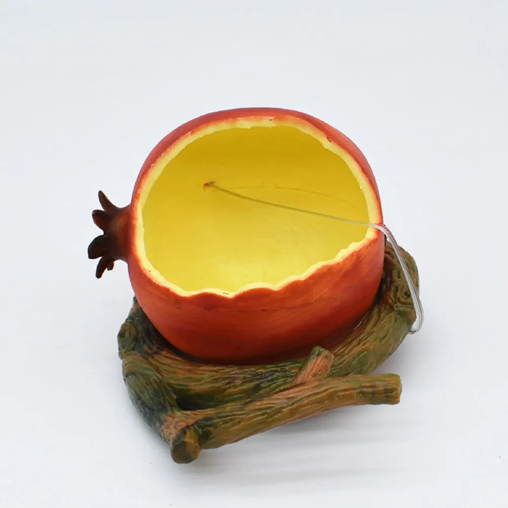 

2pcs Fruit Shaped Bird Feeder Bowl Large Capacity Strong Pet Food Container For Rabbits Pigeons Parrots Hamsters Cage