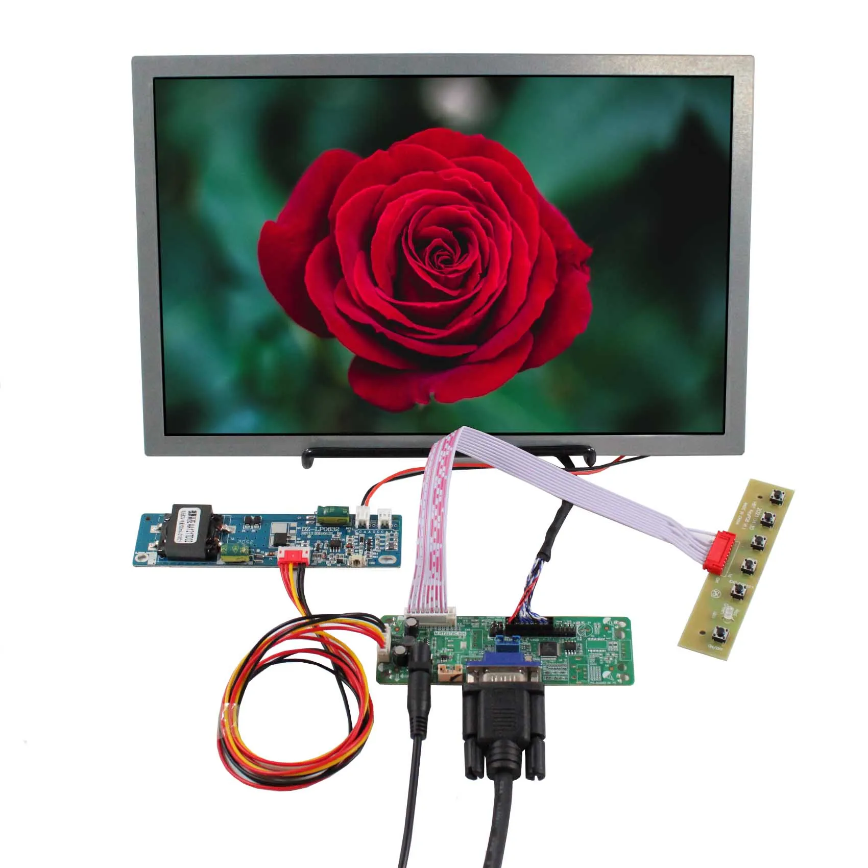 

12.1inch AA121TD0-1000 1280X800 Brightness 1000nit LCD Screen 12.1" Outdoor Display with VGA LCD Controller Board RT2270C-A