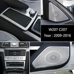 For Mercedes Benz E Class Coupe W207 C207 Car Gearshift Air Conditioning Outlet CD Panel Frame Cover Trim Sticker Accessories