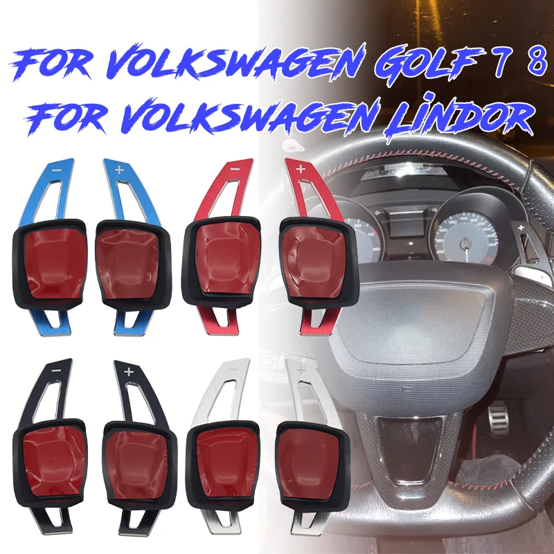 

Aluninium Alloy Paddle Shift For Volkswagen VW TSI Golf7 Golf8 MK7 MK8 POLO MK6 Touareg Steering Wheel Paddle Extension Shift