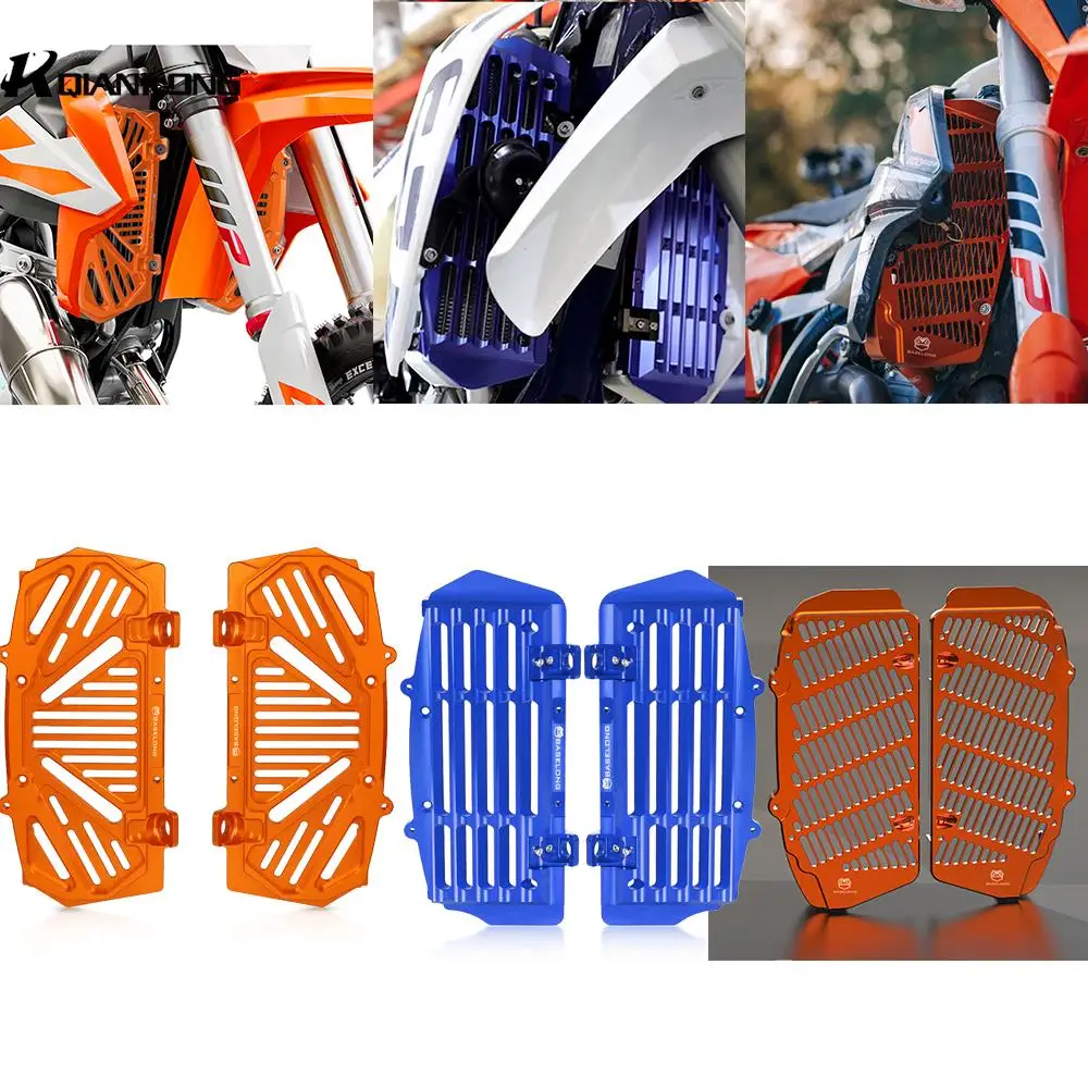 2017-2023 2022 2021 2020 2019 2018 FOR HUSQVARAN FE 250 350 450 501 Motorcycle Radiator Grille Guard Protector Cover Accseories